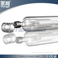 1250mm, co2 glass laser tube 80w yueming laser